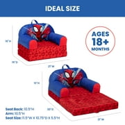 Spidey and His Amazing Friends Cozee Buddy Flip-Out Chair by Delta Children, Blue