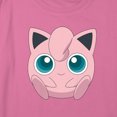 thumbnail image 2 of Girl's Pokemon Cute Jigglypuff Portrait Graphic Cropped T-Shirt Light Pink Small, 2 of 3