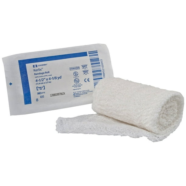 Kerlix Fluff Bandage Gauze Roll 6Ply, 41/2 Inch X 41/10 Yard