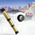thumbnail image 2 of Outdoor Toys Portable Zoomable Handheld Monocular Spyglass for Kids and Adults Brass Collapsible Telescope for Watching Travel Games and Adventures, 2 of 3