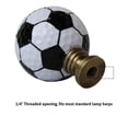 thumbnail image 3 of Home Concept Inc Soccer Ball Lamp Finial, 3 of 5