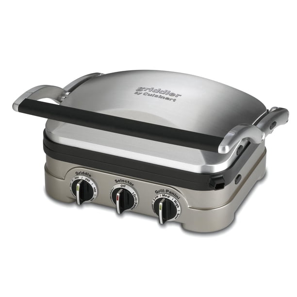 Cuisinart Stainless Steel 5-in-1 Griddler with Reversible Nonstick
