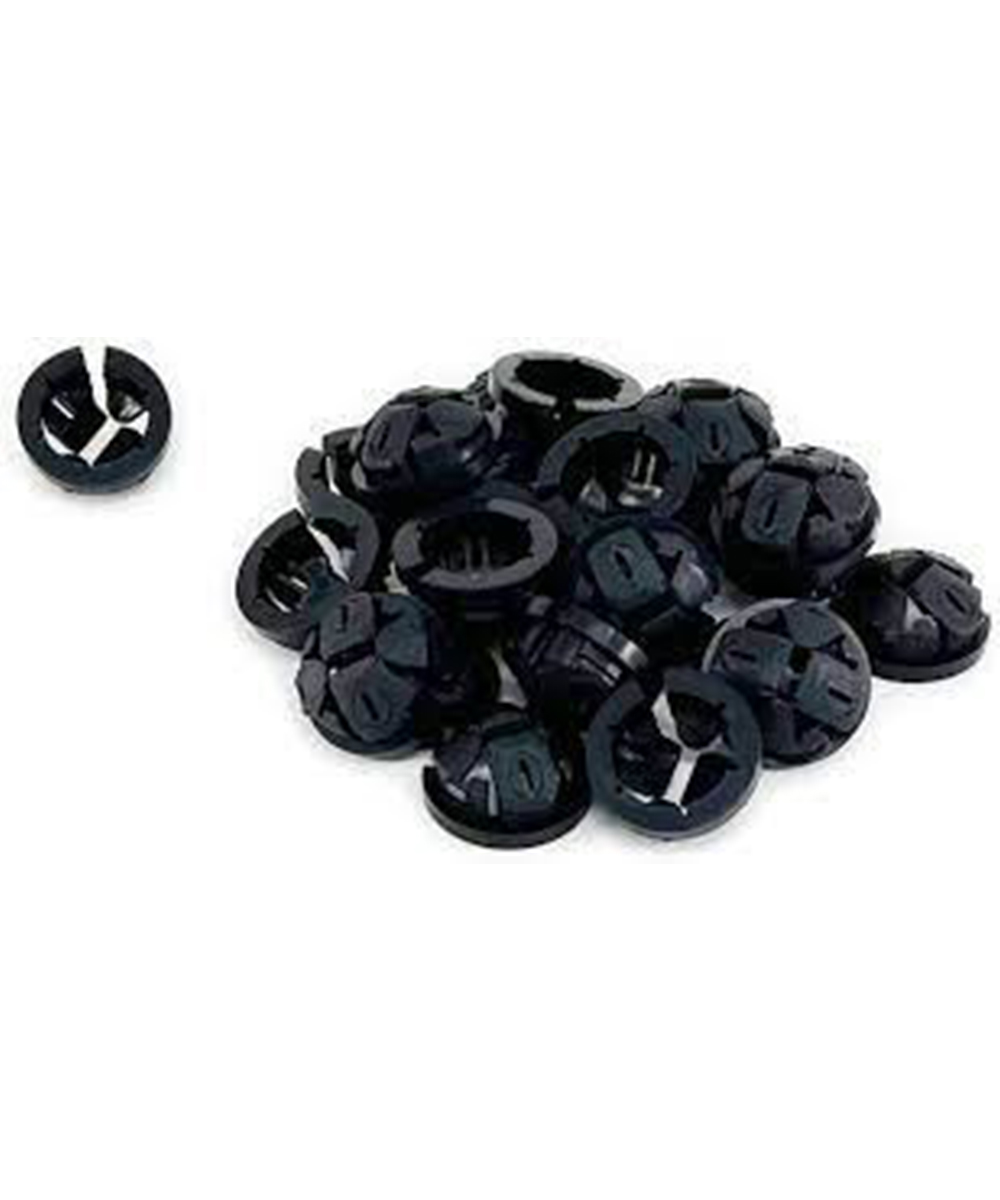 iMBAPrice NM9425 (25Pack) Black Button Pushin NM Cable Connector, 3/