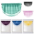 thumbnail image 2 of 1PC WATERFALL VALANCE SWAG WINDOW CURTAIN W/TASSEL TRIM RIBON EDGE 2 STYLE JK57, 2 of 2