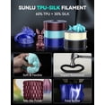 thumbnail image 4 of Filamento para impresora 3D SUNLU TPU-Silk, 1,75 mm, 98 A, 1 kg, azul pálido, 4 of 9
