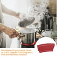 thumbnail image 6 of 4pcs Cast Iron Skillet Handle Cover, Silicone Hot Handle Holder, Nonslip Heat Resistant for Frying Pan Red, 6 of 6