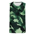 thumbnail image 4 of guisaled Camo Tank Tops for Men Summer Fashion Sleeveless Camouflage Color Muscle Basic T Shirts Casual Loose Pullover Tops, 4 of 4