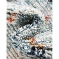 thumbnail image 4 of Unique Loom Morocco Collection Area Rug - Palace (9' x 12' 2" Rectangle Light Blue/Black), 4 of 7