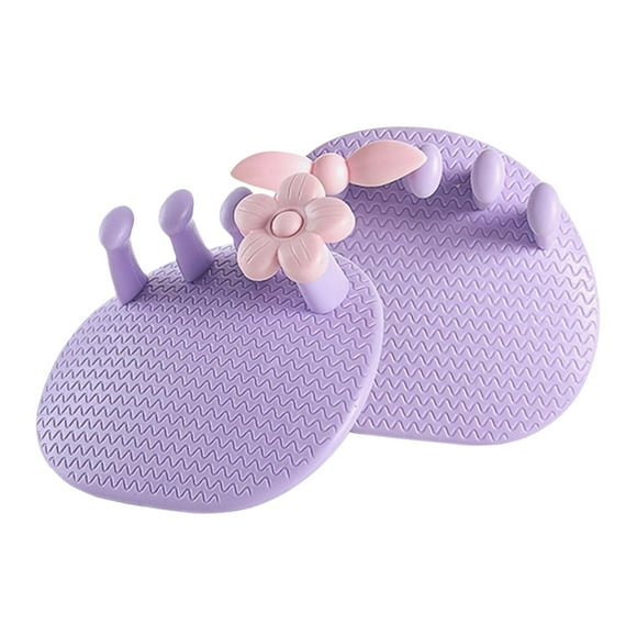Separadores de dedos Soporte de arco Espaciadores de dedos Correctores de hallux para yoga Mejorar la forma de las piernas Suave para hombres Mujeres Violeta