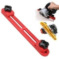 thumbnail image 2 of Abs Cutting Machine Base, Red Circular Positioning Clamp, Adjustable Cutting Machine Base, Circular Positioning Clamp for Woodworking, Precision Guide for Routers & Tools, by Goohae, 2 of 9
