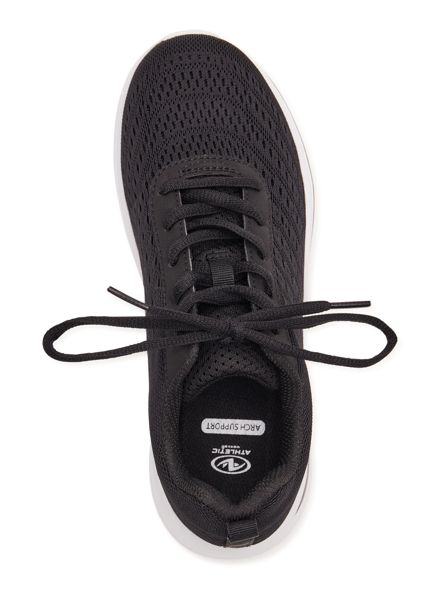 Athletic Works Women's Comfort Lace Up Sneaker, Wide Width Available