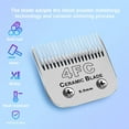 thumbnail image 5 of 2 Pack Detachable Pet Dog Clipper Blades, Compatible with Andis Size 4FC Cut Length 3/8"(9.5mm), Most Oster A5,Wahl KM Series Clippers, 5 of 7