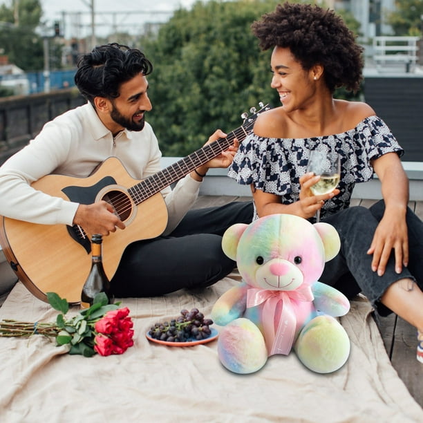 Peluche Dinosaure Avec Cœur – 30 Cm – Tissu Peluche Doux – Saint-Valentin – Anniversaire – Cadeau Romantique