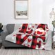 thumbnail image 2 of Balery Buffalo Plaid Love And Gnome Manta de Franela con Dibujo, Lujo Ultra Suave y Cálido, Antipelusa y Resistente a las Arrugas para Cama, Sofá, Camping -80"x60", 2 of 6