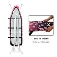 thumbnail image 4 of HELLHERO Ironing Board Cover, Standard Size Heavy Duty Padded Iron Board Covers for Table Top Soft Stain Resistant Covers Elastic Edges Sleeve Ironing Board Cherry Blossoms, 4 of 5