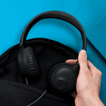 thumbnail image 3 of JLab Studio 2 Wired Headphones, Black, Cloud Foam Comfort, Foldable, In-Line Mic, Lab Quality Sound, 3 of 9