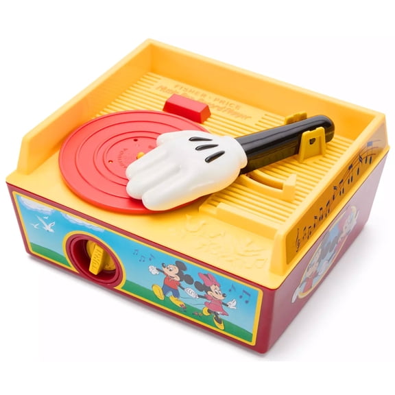 Disney Fisher Price Mickey Mouse Music Box Record Player