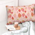 thumbnail image 4 of Balery Strawberry Funda de Cojín Estampada, Regalos para Mujeres, Regalos de Amor para Ella, Regalos para Novia o Esposa, Funda de Almohada-20"x30", 4 of 6