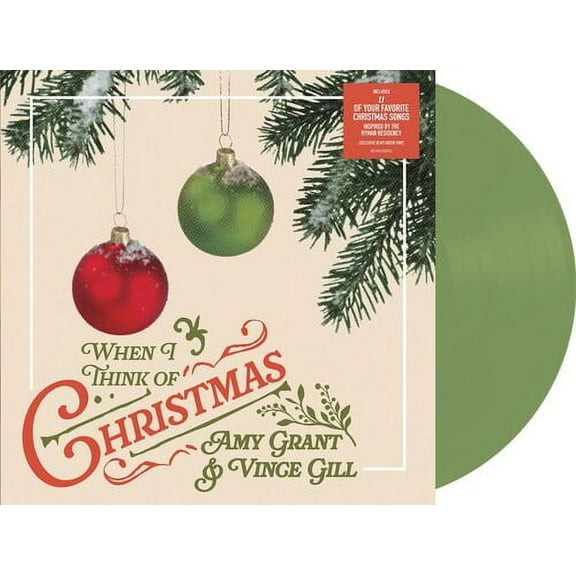 Amy Grant & Vince Gill - When I Think Of Christmas - Music & Performance - Vinyl