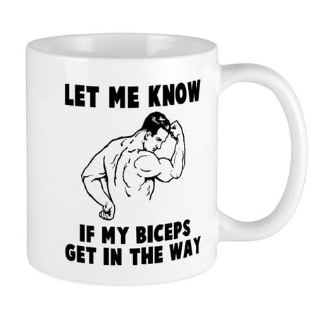 CafePress - Biceps In Way Mugs - Unique Coffee Mug, Coffee Cup