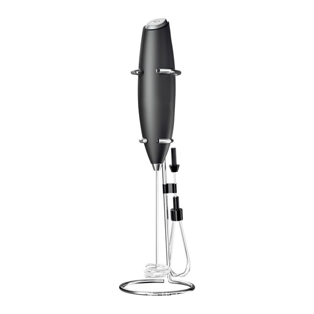 Battery Operated Electric Milk Frother Milk Frother with Stainless Steel Stand, 1520s