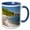Blue/White, variant on 3drose, British Virgin Islands, Peter Island, White Bay Beach-ca10 Tdr0023 - Trish Drury, 11oz Magic Transforming Mug