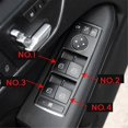 thumbnail image 2 of Exquisite Car Window Lift Switch Repair Button Cover 2049058202 for - C-CLASS W204 X204 W212 W207 No.4, 2 of 5