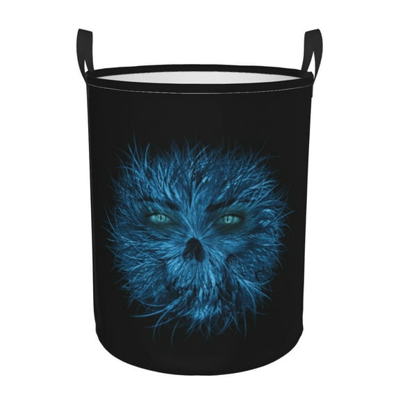 ZICANCN Monster Blue Eyes Laundry Basket Organizer - Dirty Clothes Hamper for Bathroom Kids Girls Boys Laundry Hamper Medium