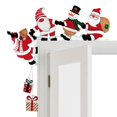 thumbnail image 2 of Nueva decoración de esquina de puerta de Papá Noel, marco de puerta de Navidad de dibujos animados, letrero de madera, colgante para fiesta, decoración de casa, 2 of 5