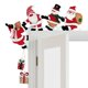 thumbnail image 2 of Nueva decoración de esquina de puerta de Papá Noel, marco de puerta de dibujos animados navideños, decoración de muñeco de nieve, reno, colgante de madera, decoración de fiesta para la casa, 2 of 5