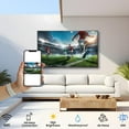 thumbnail image 6 of SYLVOX 50" Outdoor TV with Cover, 4K UHD Smart Google TV, IP55 Weatherproof for Partial Sun Outdoor, 700nits (2025 Patio Series), 6 of 19