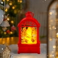 thumbnail image 5 of outdoor led christmas lights Christmas Electronic Candle Atmospheres LightC Andlestick Lamp Small Oil Lamp Mini Wind Lantern Candle Night Light Festive Decoration Light christmas decorations indoor, 5 of 6