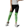 thumbnail image 6 of Tejiojio Fall Clearance Women High Waisted Leggings Women Tights St. Patrick's Day Print Tights Workout Yoga Pants, 6 of 9