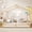 Natural, variant on Mintazer Double Twin Size House Floor Bed with Roof Frame & Guardrails for Kids Shared Bedroom, Grey