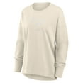 thumbnail image 4 of Women's Fanatics Cream Carolina Panthers Dove Legacy Long Sleeve T-Shirt, 4 of 5