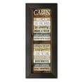 thumbnail image 2 of Millwood Pines 'Cabin Rules' Textual Art, 2 of 6