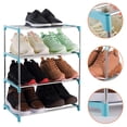 thumbnail image 4 of Cateissary Estante para zapatos de 4 niveles, estante para zapatos, tubo de Metal, ahorro de espacio, organizador de almacenamiento para pasillo, Almacenamiento y organización del hogar, 4 of 6
