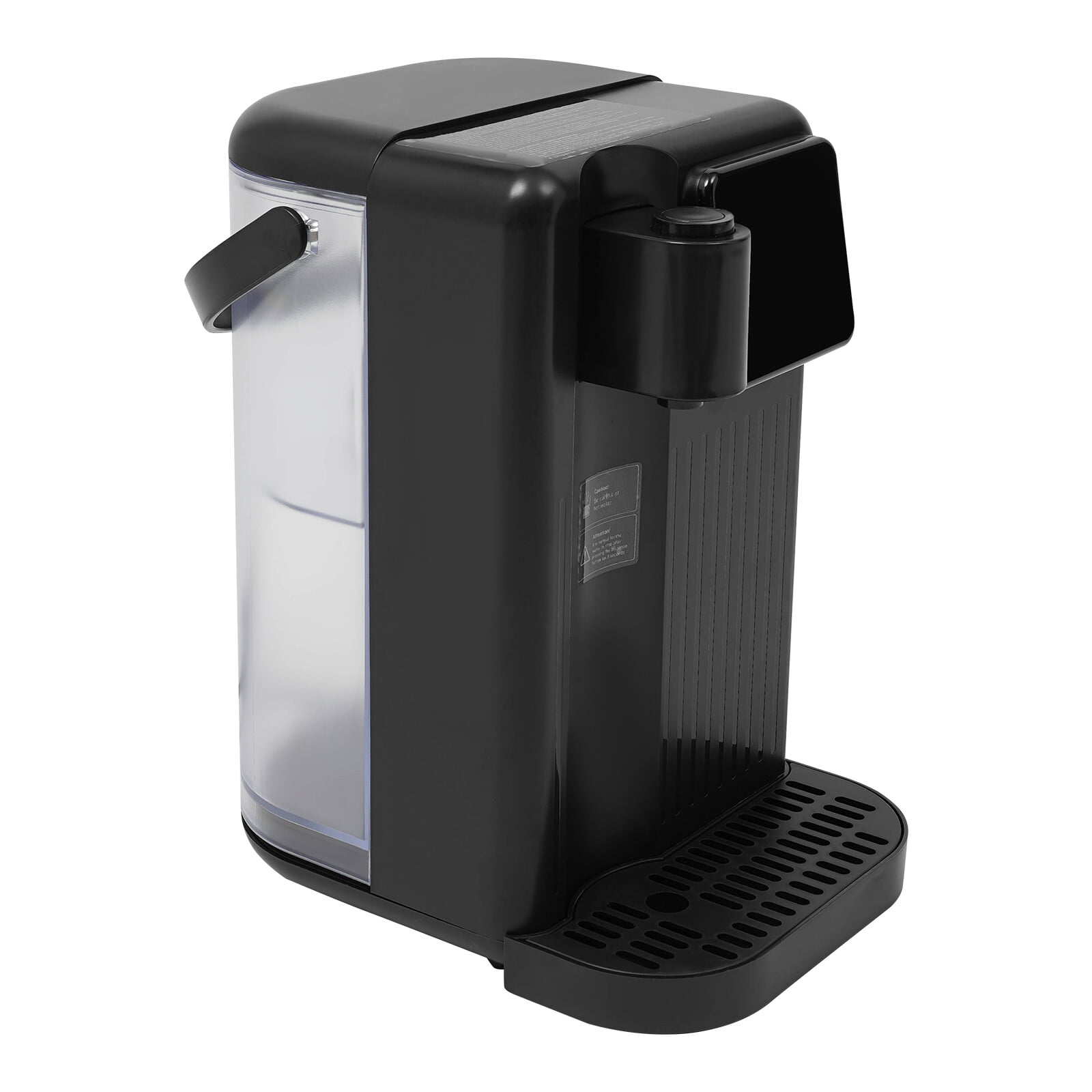 Instant Hot Water Dispenser, 3L/0.79-Gallon Desktop Water Dispenser 1700W Adjustable Water Output&Temperature Water Tank 3s Quick Heating Hot Water Filter System (Black)