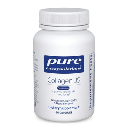 Pure Encapsulations Collagen JS - Skin & Joint Health* - 1 000 mg Hydrolyzed Biocell Collagen - Gluten Free & Non-GMO - 60 Capsules