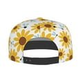 thumbnail image 4 of Fotbe Sunflowers Flat Bill Visor Cap Classic Snapback Hat Polyester Foam Trucker Hat Trucker Cap Adjustable Baseball Cap, 4 of 9