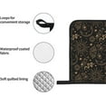 thumbnail image 4 of Goth Sun Moon Oven Mitts Pot Holders Set of 4, Kitchen Gloves Potholders Heat Resistant for Chef Baking Cooking Grilling BBQ, 4 of 6