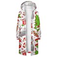 thumbnail image 5 of Puntoco Chaqueta De Mujer Sudadera con Capucha De Manga Suelta Estampada De Halloween para Mujer Chaqueta Larga Superior Liquidación De Navidad Puntoco Puntoco-289, 5 of 5