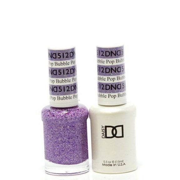 DND Nail Polish Gel & Matching Lacquer Set (512 - Pop Bubble)