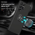 thumbnail image 7 of Dteck Case for Samsung Galaxy S22 Ultra Shockproof Magnetic Ring Holder Stand Slim Hard PC Phone Back Cover S22ultra,Black, 7 of 7