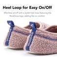 thumbnail image 5 of RockDove Women's Cozy Teddy Fleece Memory Foam House Slippers, 5 of 5