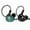 Green with Mic, variant on KBEAR Alkaid KB03 in Ear Monitor Headphones Wired Gaming Earbuds 1DD 1BA 1Bone Conduction Hybrid IEM Earphones Beryllium-Coated Dynamic 3D Printed Resin Cavity in Ear Monitor for Musician