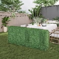 thumbnail image 3 of 34" x 14" x 32.5"Artificial Boxwood Hedge Wall, Faux Greenery Room Divider Decorative Privacy Screen Fence Backdrop, Freestanding Hedging Shrubs for Indoor Outdoor Balcony Garden Yard Deck, 3 of 9