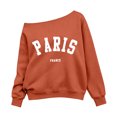thumbnail image 4 of OYXSER Girls Off The Shoulder Tops Sweatshirts for Girls Tween Clothes, 3-14 Years, 4 of 5