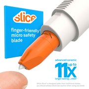 Slice Precision Cutter Craft Knife with Micro Ceramic Safey Blade And Removable Cap