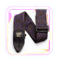 Ernie Ball Jacquard Guitar Strap - Purple Paisley
